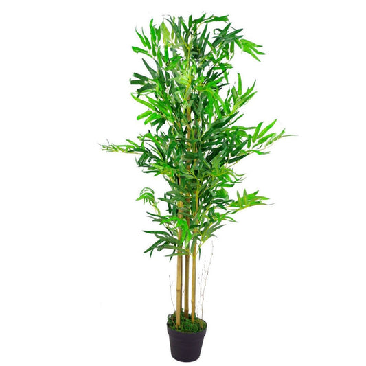 Artificial Bamboo Plants Trees 120cm Real Bamboo Canes-0