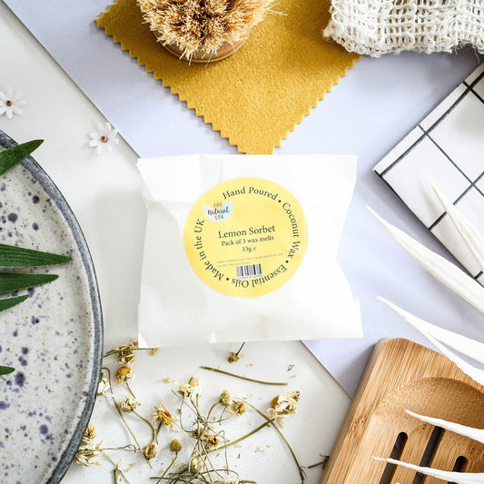 Lemon Sorbet Coconut Wax melts - Pack of 3-0