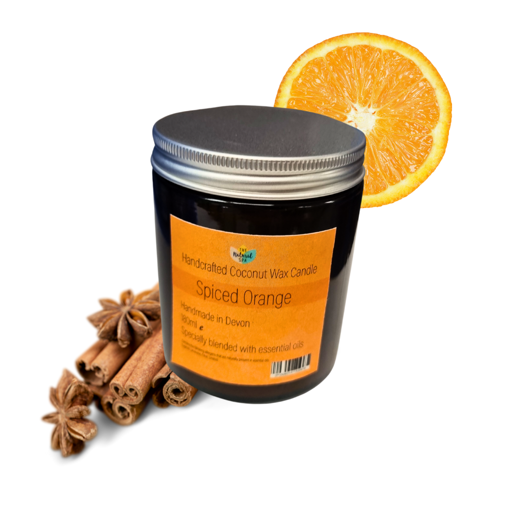 Spiced Orange hand poured coconut wax candle - 2 size options-1