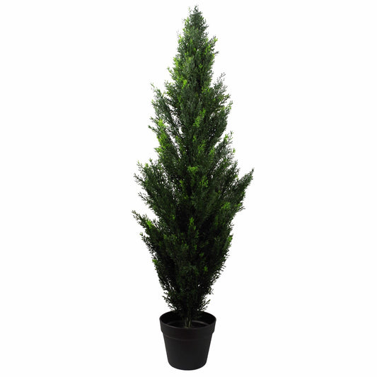 Cypress UV Cedar Topiary Tree Artificial 120cm Realistic Plant Botanik-0