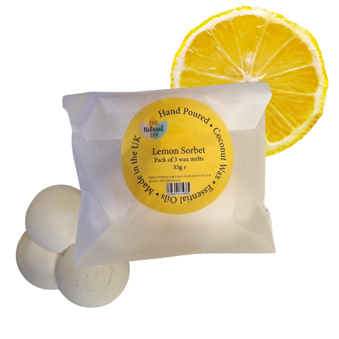 Lemon Sorbet Coconut Wax melts - Pack of 3-1